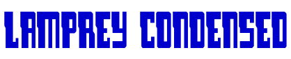 Lamprey Condensed шрифт